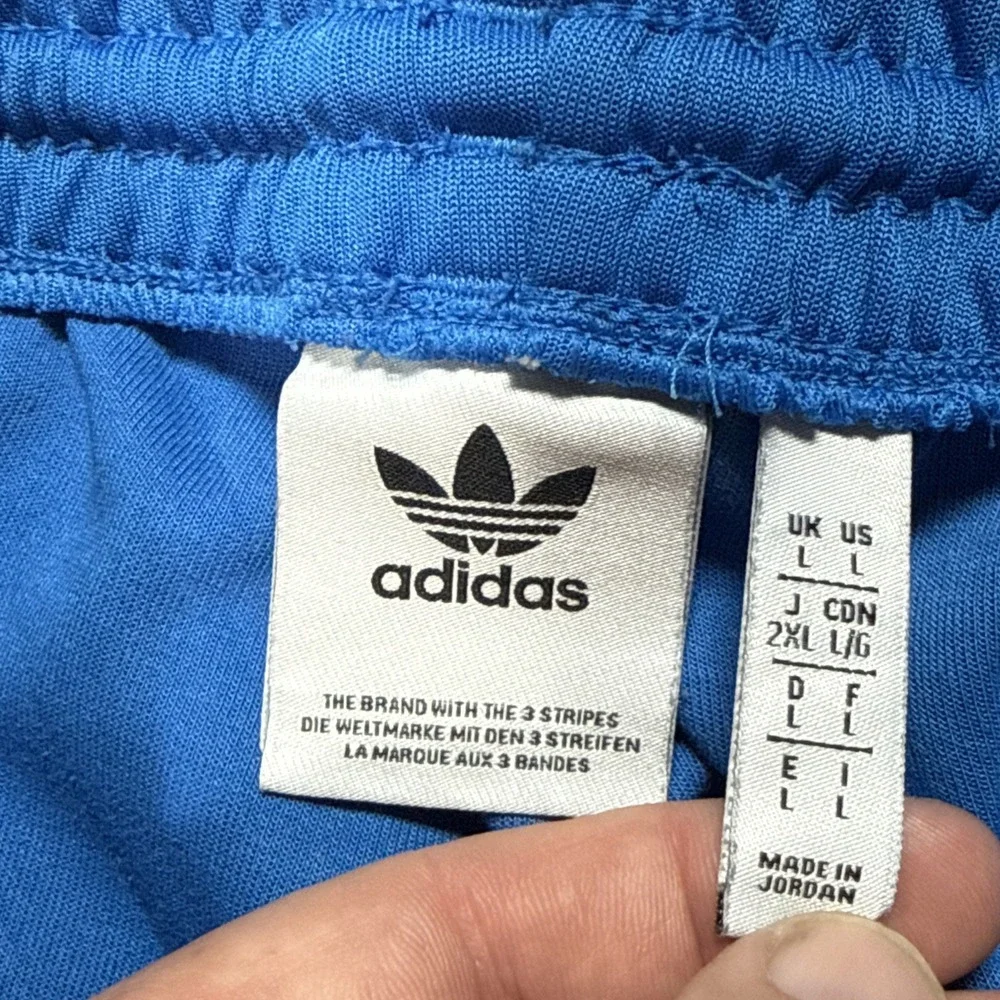 adidas Vintage Men's M Blue/White 2-Pc Tracksuit Full Zip Jacket & Pants
